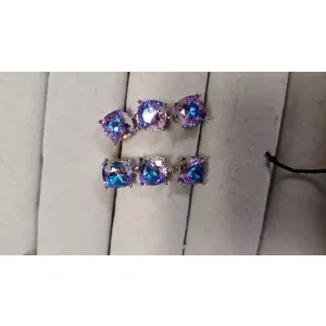 새거] 실버침 오스트리아 스와로브스키 스톤 귀걸이