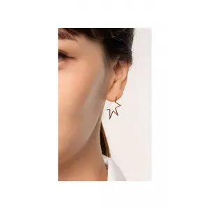 14k 핑크골드 유니크 별 링귀걸이(새제품)